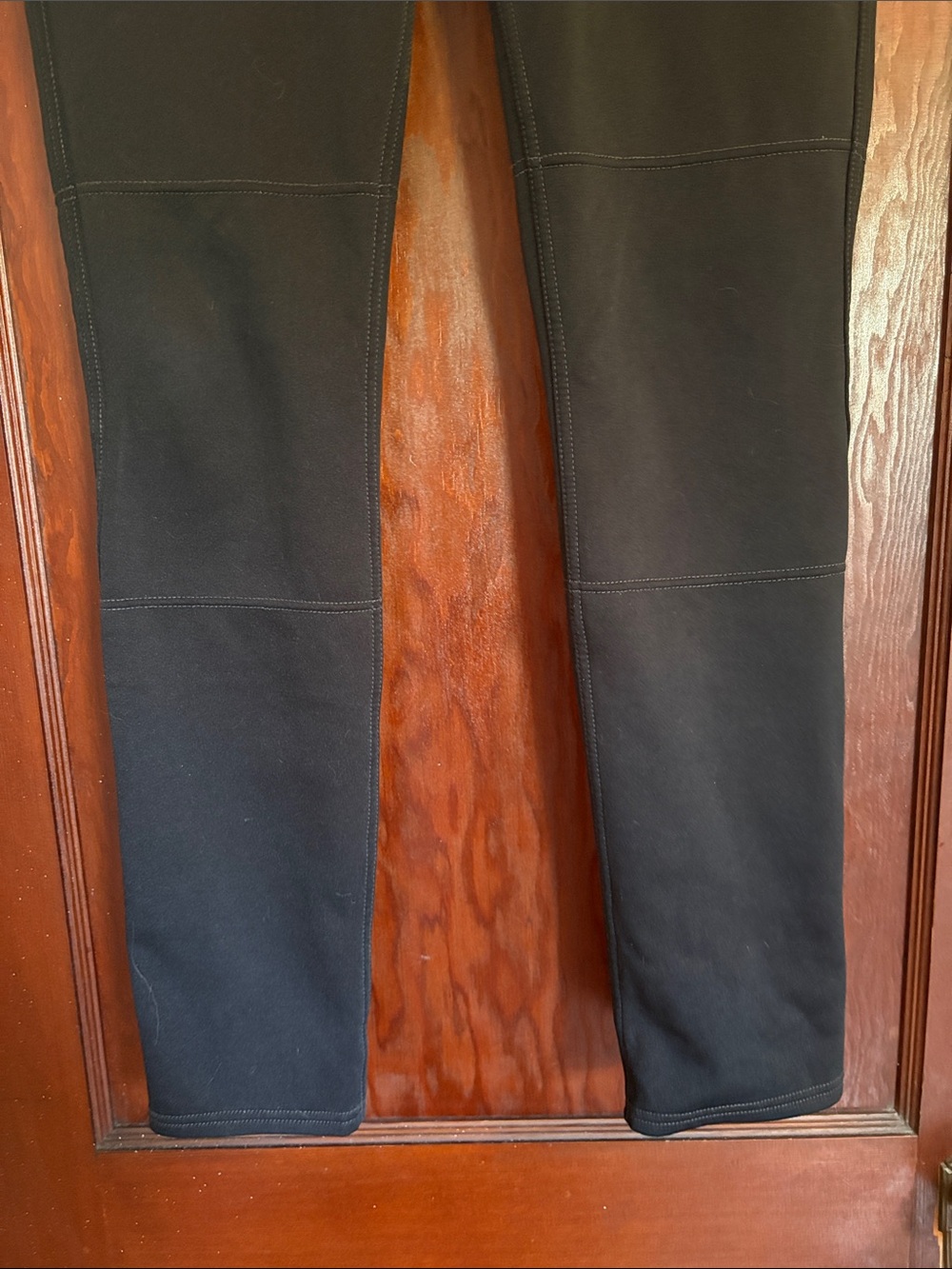 Athleta Black Skinny Pull-On Fleece Lined Ponte Pants - Picture 5 of 9